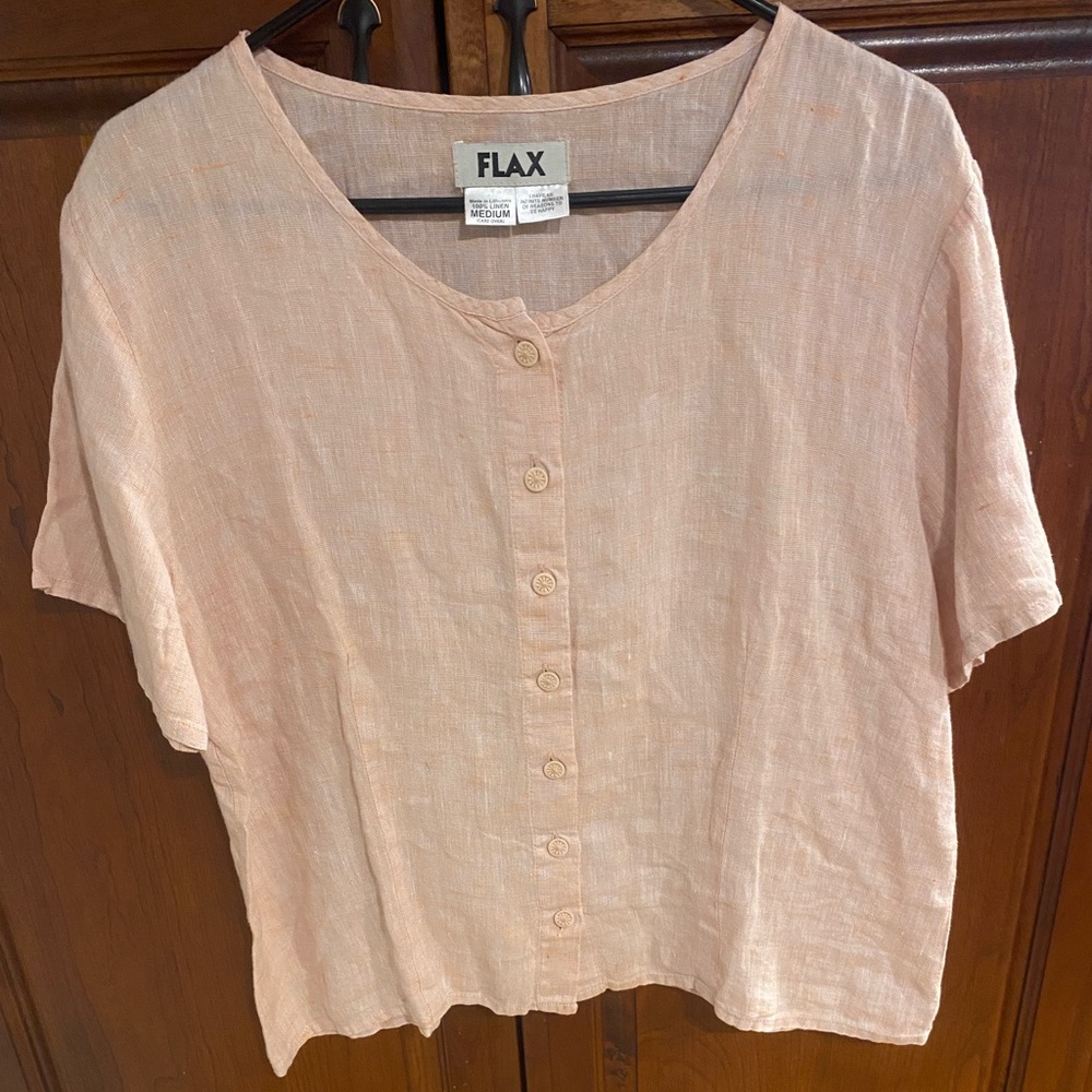 Flax linen top